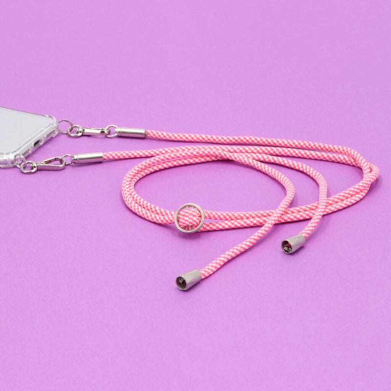 Hama Cross-body-band Koord Pink/wit