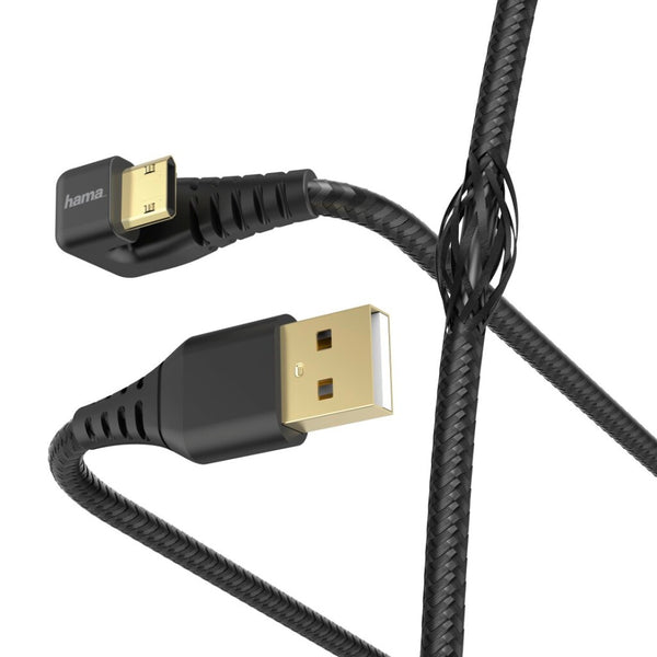 Hama Oplaad-/gegevenskabel Gamer USB-A - Micro-USB 1,5 M Zwart
