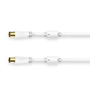 Hama Antennekabel Coaxstekker - Coaxkoppeling Verguld 3,0 M 100 DB