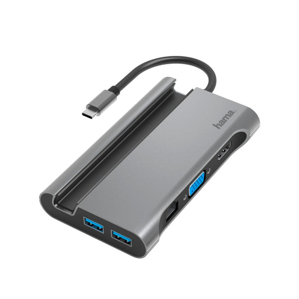 Hama USB-C-hub Multiport 7-poorts 3x USB-A USB-C VGA HDMI? LAN/ethernet