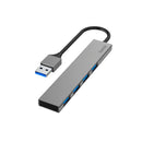 Hama USB-hub 4-poorts USB 3.0 5 Gbit/s Alu Ultra Slim
