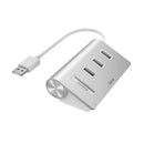 Hama USB-hub/kaartlezer 5-poorts 3x USB-A SD MicroSD