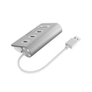 Hama USB-hub/kaartlezer 5-poorts 3x USB-A SD MicroSD