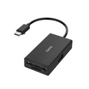 Hama USB-C-hub/kaartlezer 3-poorts USB-A SD MicroSD