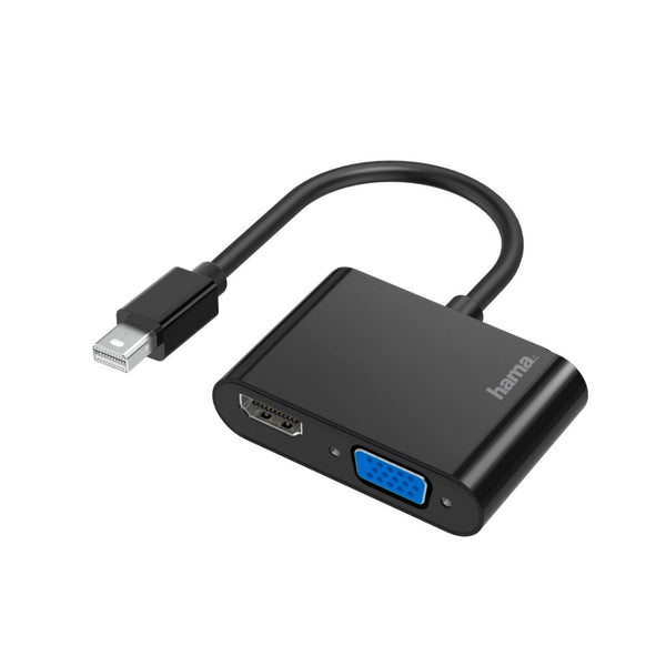 Hama Video-adapter 2in1 Mini-DisplayPort-st. - VGA & HDMI&trade;-aansl. Ultra-HD 4K