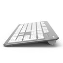 Hama Hama KMW-700 Draadloze Toetsenbord/Muis Set Zilver/Wit US
