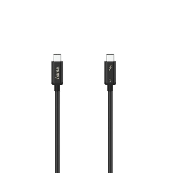 Hama Thunderbolt-3-kabel USB-C 40 Gbit/s 5 A 100 W Ultra-HD 5K 0,50 M