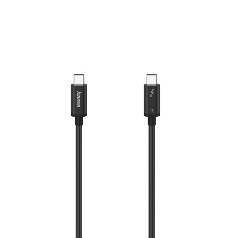 Hama Thunderbolt-3-kabel USB-C 40 Gbit/s 5 A 100 W Ultra-HD 5K 0,50 M