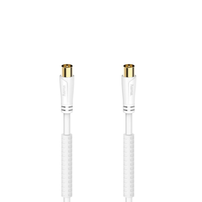 Hama Antennekabel Coax-st. - Coax-st. Verg. Ferriet 1,5 M 90dB Wit
