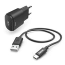 Hama Oplaadset USB-C 12 W Zwart