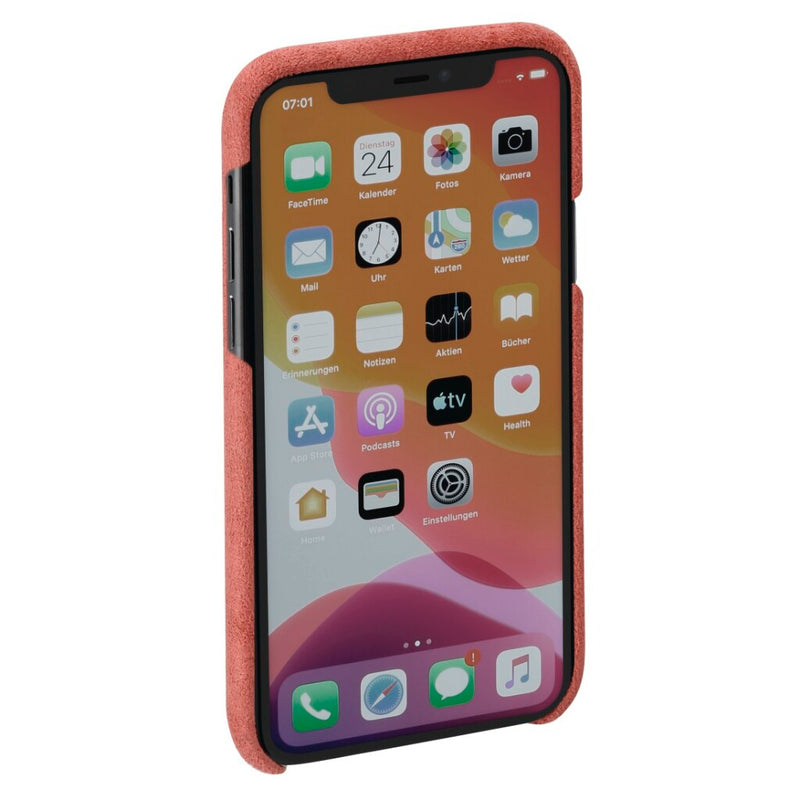 Hama Cover Finest Touch Voor Apple IPhone 12 Mini Coral