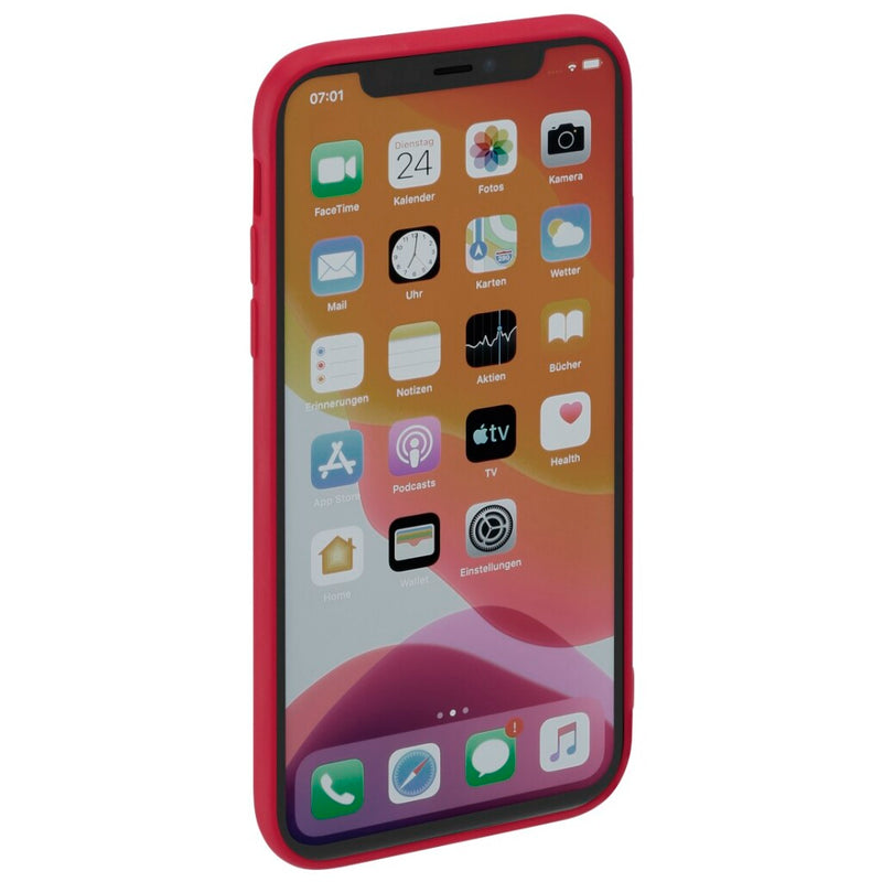 Hama Cover Finest Feel Voor Apple IPhone 12 Mini Rood