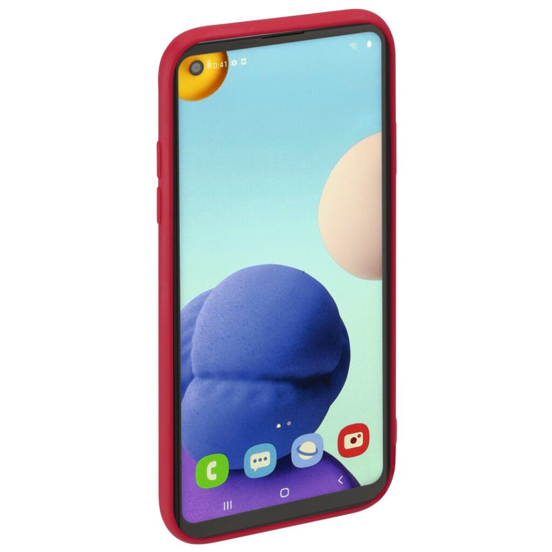 Hama Cover Finest Feel Voor Samsung Galaxy A21s Rood