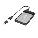 Hama USB-behuizing Voor Harde Schijf Voor 2,5 SSD- En HDD-harde Schijven