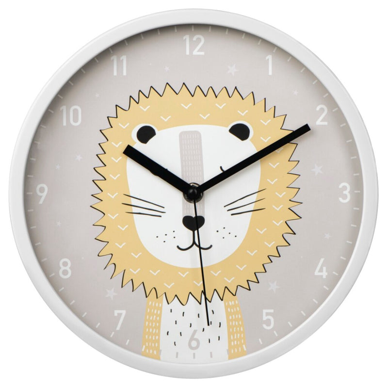 Hama Wandklok Voor Kinderen Lucky Lion Ø 25 Cm Geluidsarm