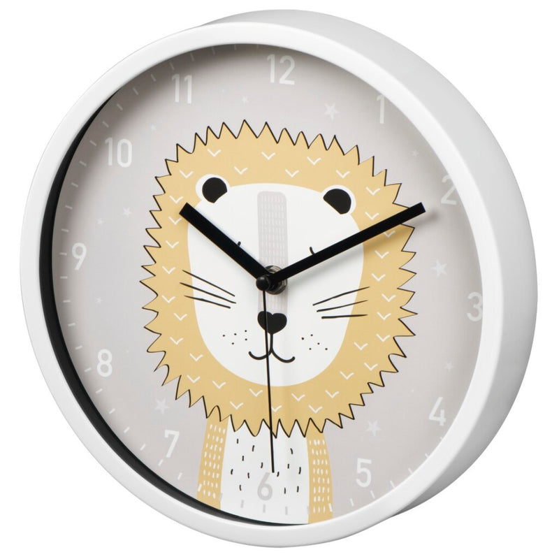 Hama Wandklok Voor Kinderen Lucky Lion Ø 25 Cm Geluidsarm