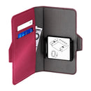 Hama Booklet Smart Move - Metallic Mt. XL App. Tot 7,1 X 14,4 Cm Robijnrood