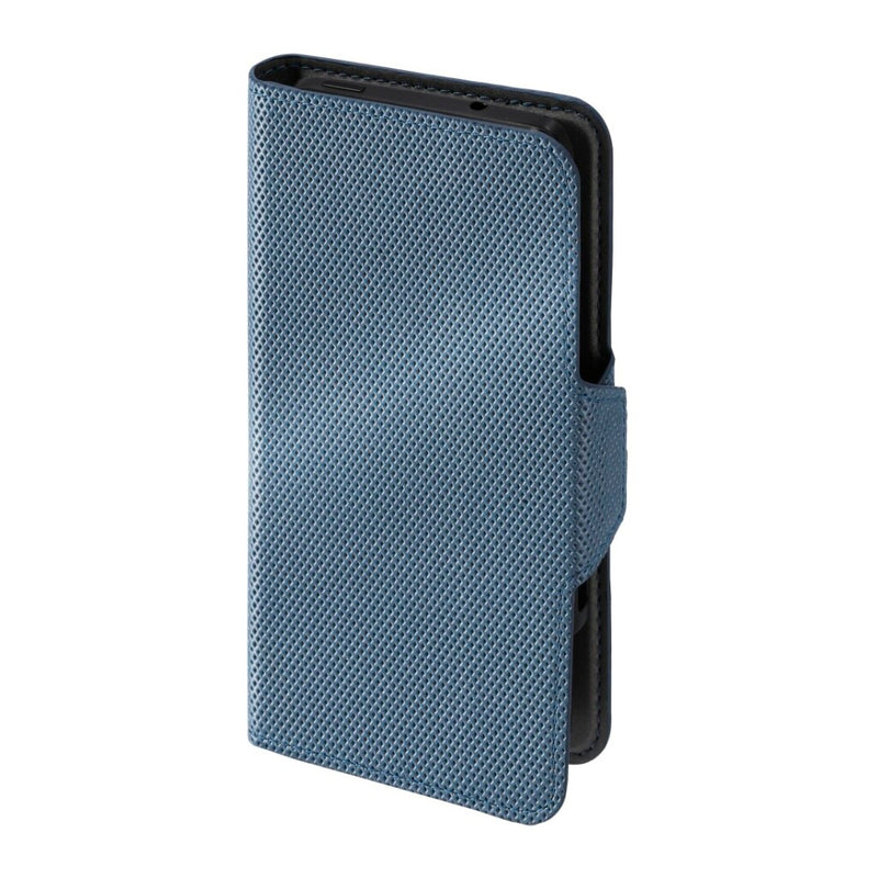 Hama Booklet Smart Move - Metallic Mt. XL App. Tot 7,1 X 14,4 Cm Staalblauw