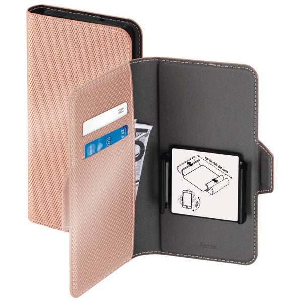 Hama Booklet Smart Move - Metallic Mt. XXL App. Tot 7,8 X 15,8 Cm Roségoud