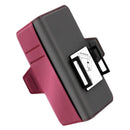 Hama Booklet Smart Move - Metallic Mt. XXL App. Tot 7,8 X 15,8 Cm Robijnrood