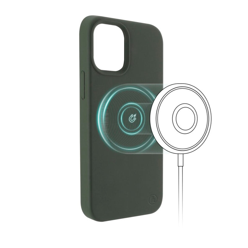 Hama Cover MagCase Finest Feel PRO Voor Apple IPhone 12 Mini Groen