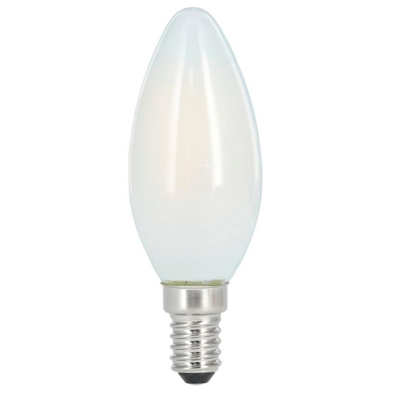 Xavax Led-gloeidraad E14 470lm Verv. 40W Kaars Warm Wit Mat RA90 Dimbaar