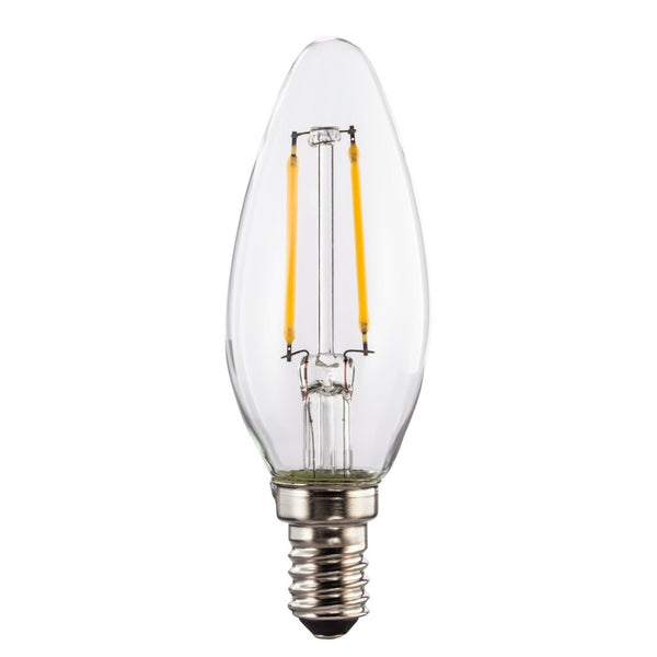 Xavax Led-gloeidraad E14 806lm Vervangt 60W Kaarslamp Warm Wit