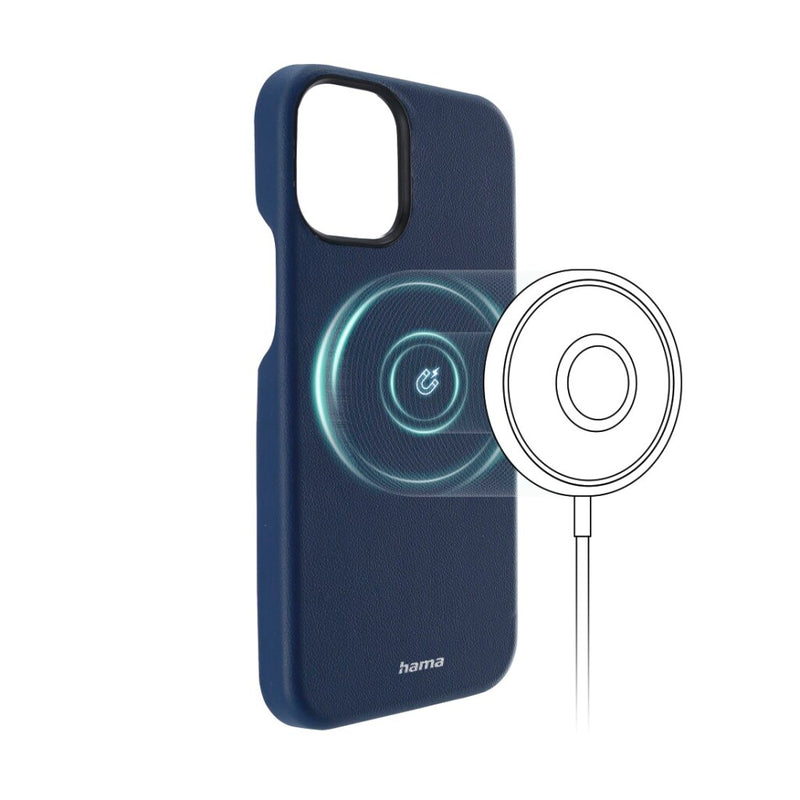 Hama Cover MagCase Finest Sense Voor Apple IPhone 13 Pro Max Blauw