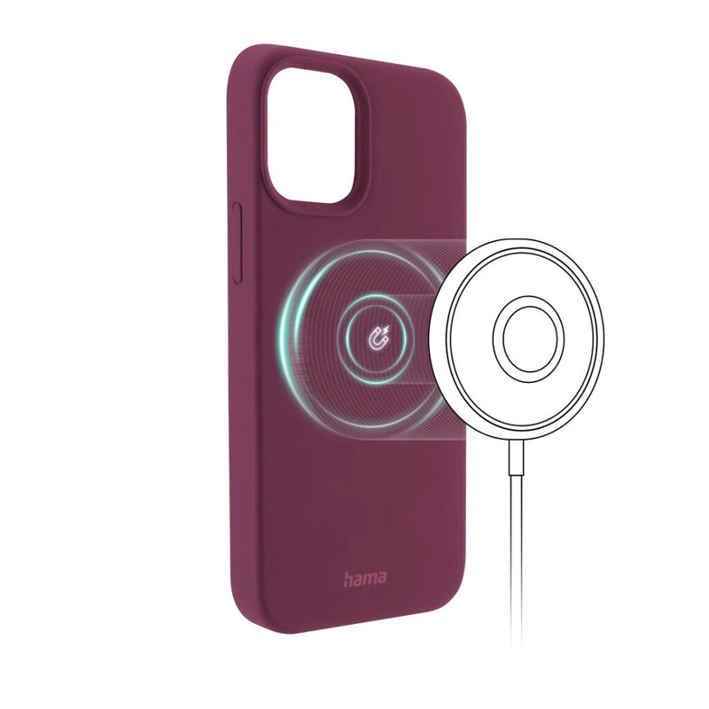 Hama Cover MagCase Finest Feel PRO Voor Apple IPhone 13 Pro Bordeaux