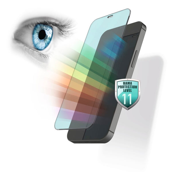 Hama 3D-full-screen-beschermglas Anti-Bluelight + Antibact. IPhone 13 Mini
