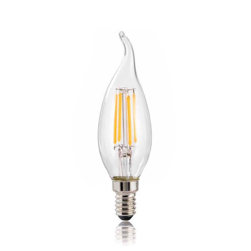 Xavax Led-gloeidraad E14 470lm Vervangt 40W Windvlaag-kaars Helder Warm Wit