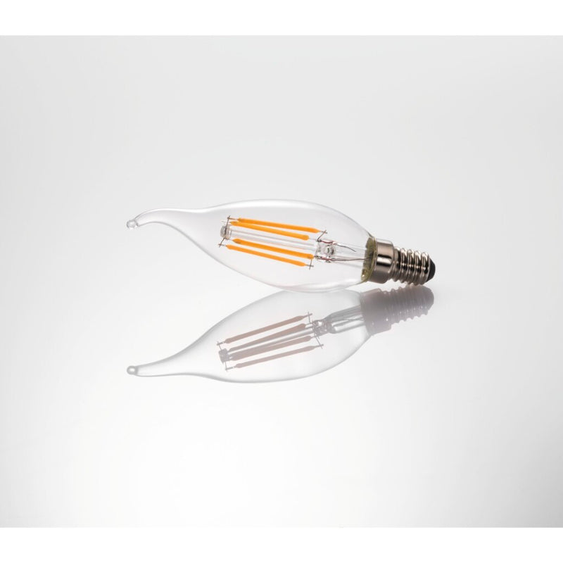 Xavax Led-gloeidraad E14 470lm Vervangt 40W Windvlaag-kaars Helder Warm Wit