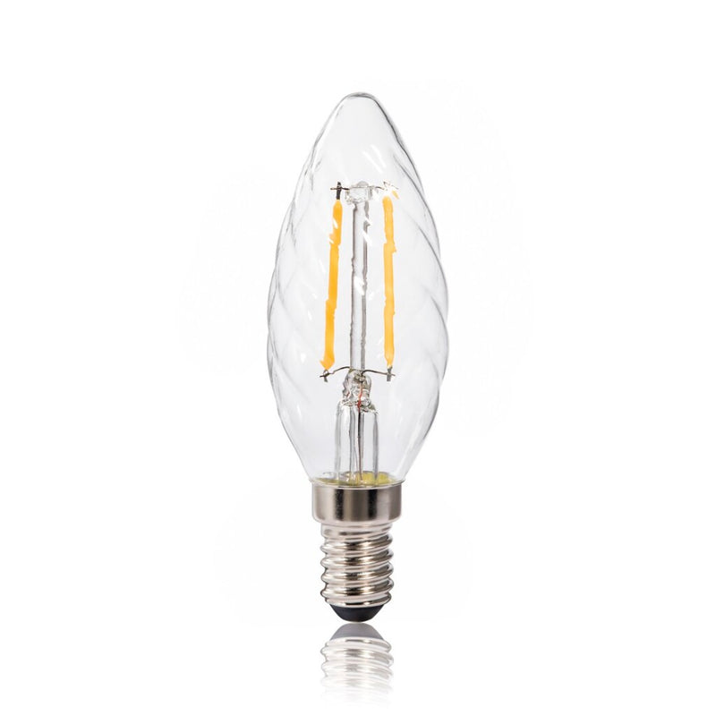 Xavax Led-gloeidraad E14 250lm Vervangt 25W Kaars Gedraaid Warm Wit