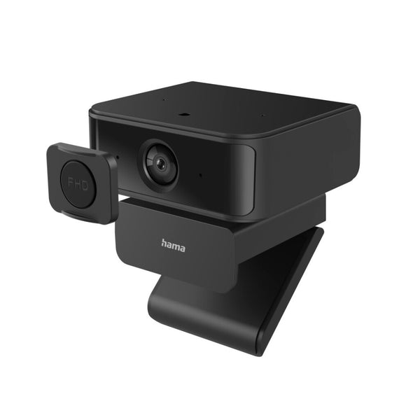 Hama PC-webcam C-650 Face Tracking 1080p USB-C Voor Videochat/vergaderen