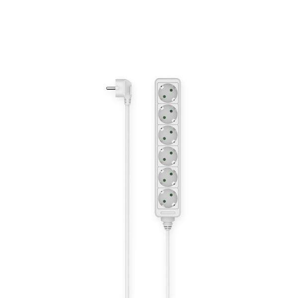 Hama Stekkerdoos 6-voudig 1,4 M Wit