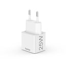 Hama Snellader USB-C PD/Qualcomm&reg; Mini-oplader 25 W Wit