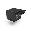 Hama Snellader USB-C PD/Qualcomm&reg; Mini-oplader 20 W Zwart