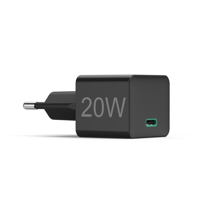 Hama Snellader USB-C PD/Qualcomm&reg; Mini-oplader 20 W Zwart