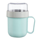 Xavax Mueslibeker To Go Met Topping-deel 2 Vakken 500 + 200 Ml Pastelbl./gr.