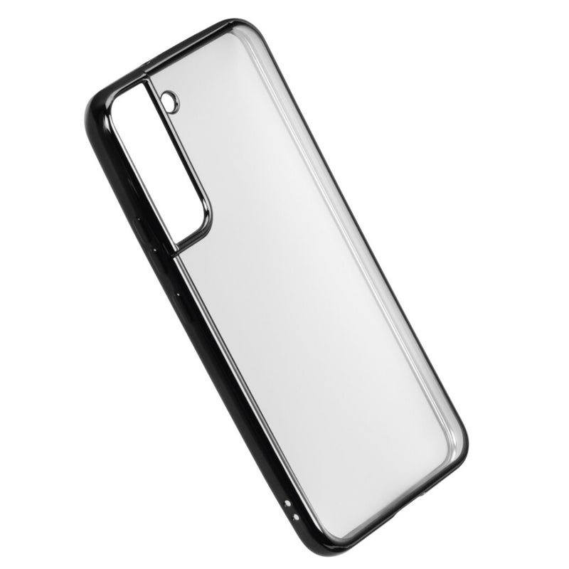 Hama Cover Clear&Chrome Voor Samsung Galaxy S22 (5G) Zwart