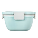 Xavax Saladebox To Go Dressingres. Topping-ged. 3 Vakken Bestek 1,4l Past.bl