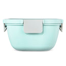 Xavax Lunchbox Groot Voor Magnetron Met Bestek 1700 Ml Pastelblauw/grijs