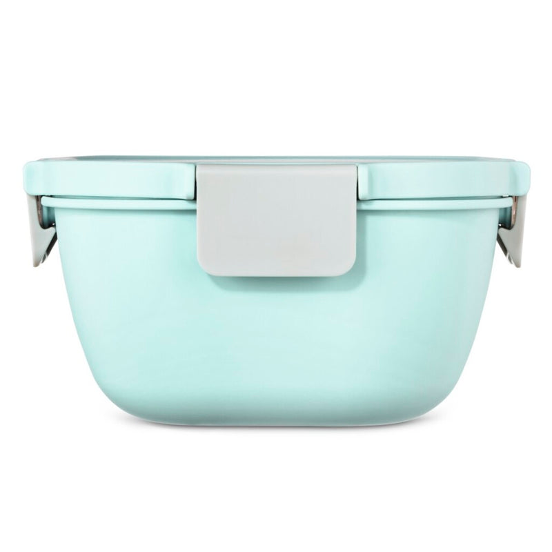Xavax Lunchbox Groot Voor Magnetron Met Bestek 1700 Ml Pastelblauw/grijs