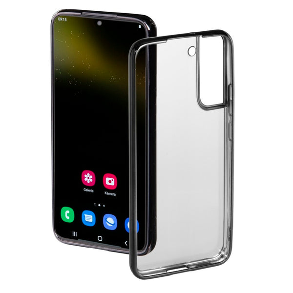 Hama Cover Clear&Chrome Voor Samsung Galaxy S22+ (5G) Zwart