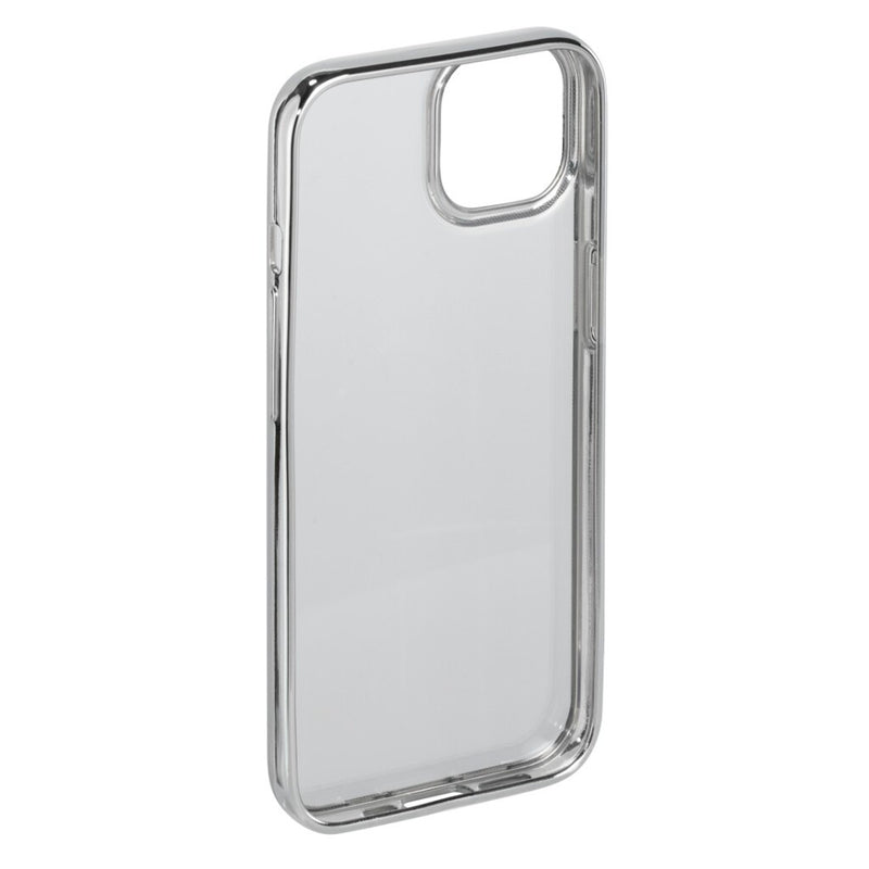 Hama Cover Clear&Chrome Voor Apple IPhone 13 Zilver