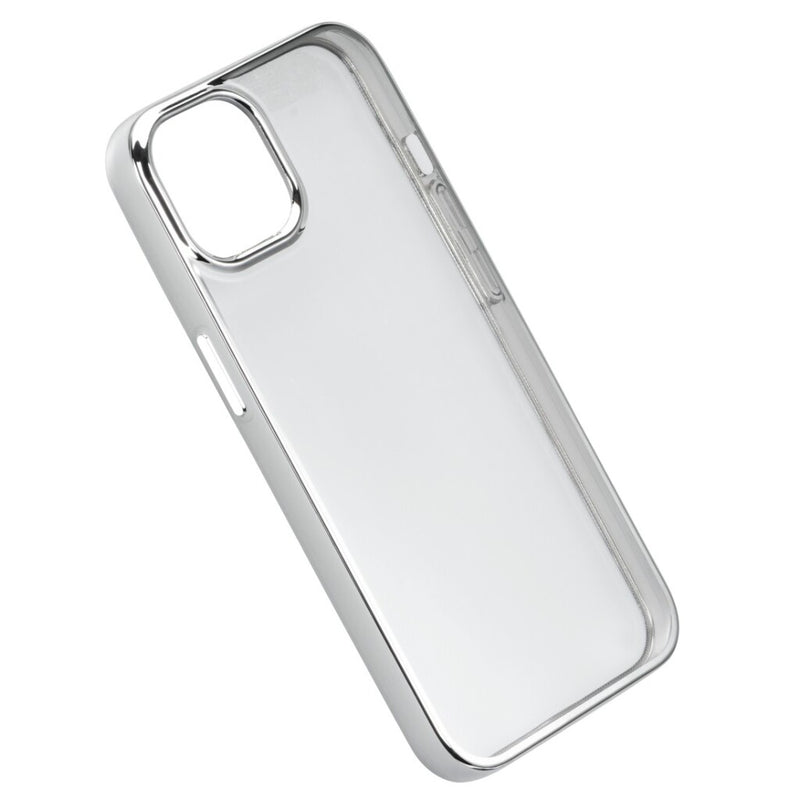 Hama Cover Clear&Chrome Voor Apple IPhone 13 Zilver