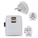 Hama Wereldreisadapter-set World Travel Pro Light USB 3-polig 2x USB