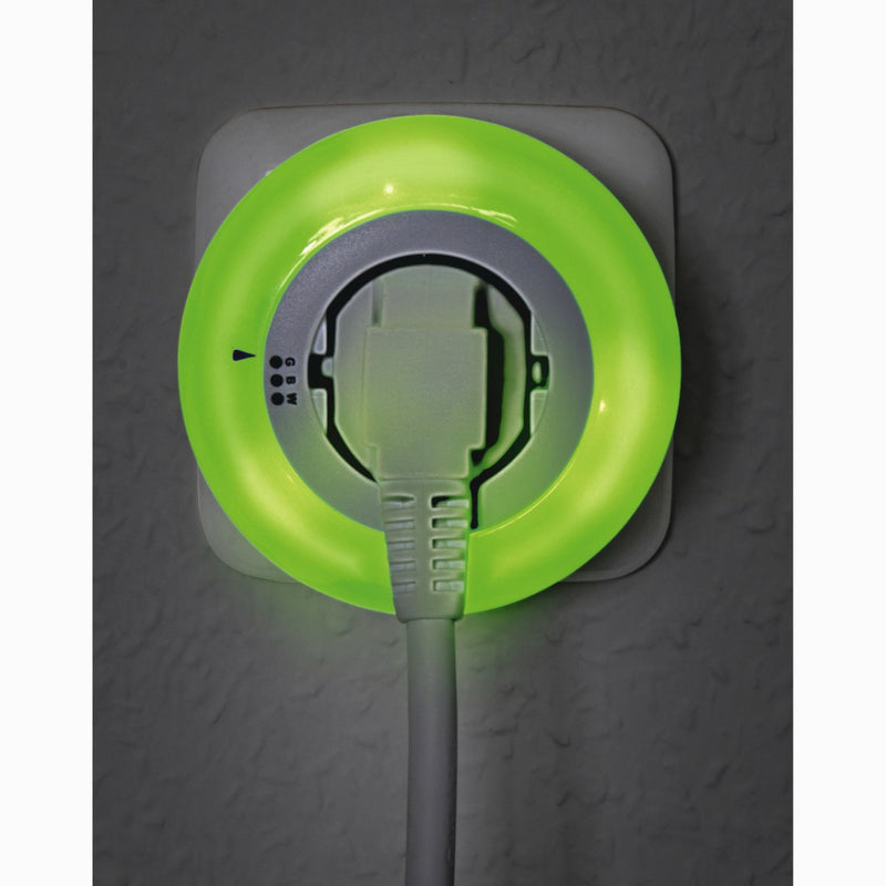 Hama Led-nachtlampje Circle Colour M. Geïntegr. Stopcont. Lichtsensor 3 Kl.