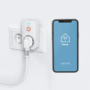 Hama Slim Wifi-Stopcontact + 2x USB-A Wit