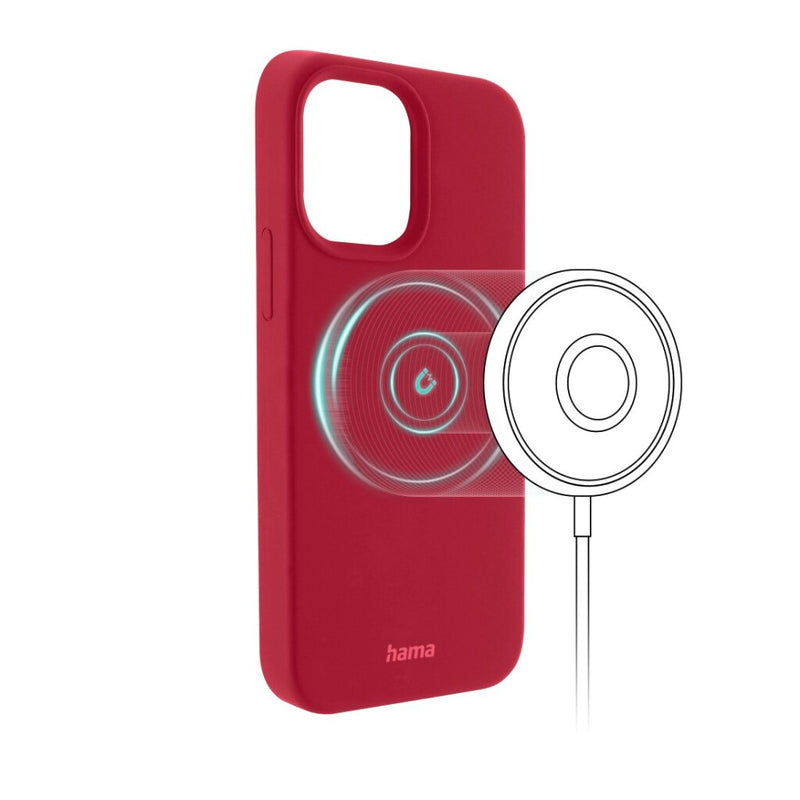 Hama Cover MagCase Finest Feel PRO Voor Apple IPhone 14 Pro Rood